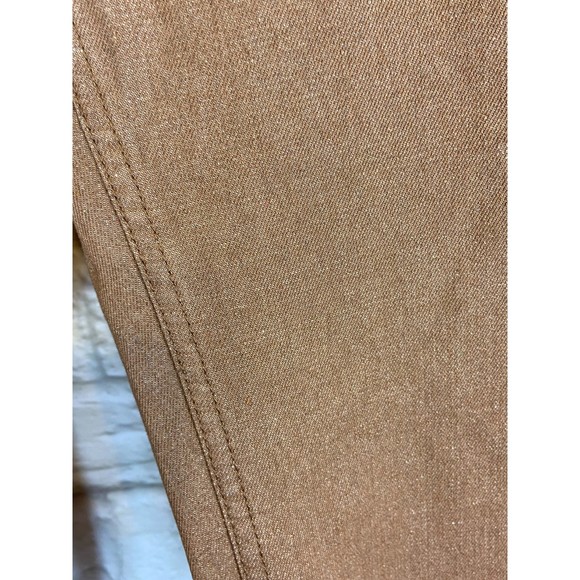 THE HABAND TAILGATER PANTS Mens 54 Orangey Brown color Denim SHORTENED - Picture 6 of 10